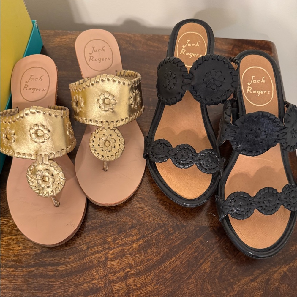 Jack Rogers 2-for-1 Wedge Sandals